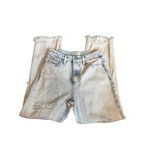 Lovervet by Vervet Distressed Fringe Jeans‎ Size 24